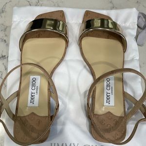 Size 8/38 Jimmy Choo Aadra Flat